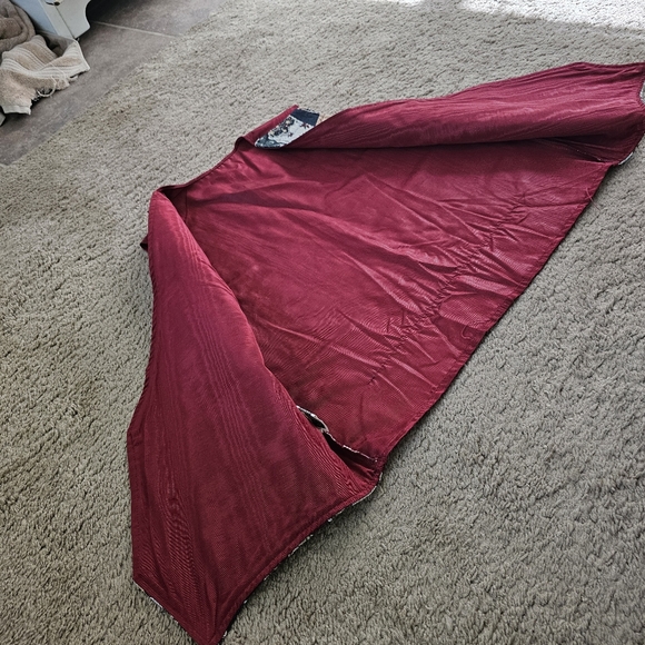 80's Vintage Santa Christmas Retro Needlepoint Tapestry Vest - Picture 6 of 9